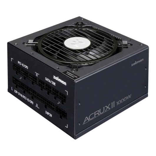 Fuente de Alimentación Zalman ACRUX II 1000W Certificación 80 PLUS Platinum modular