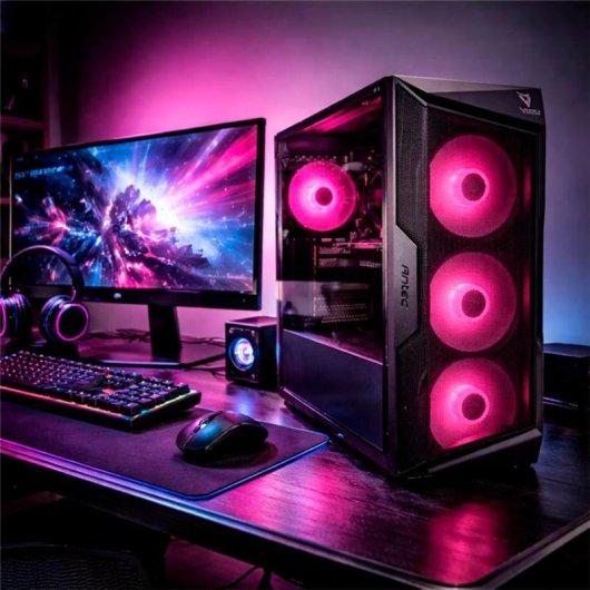 Desktop Vizzio Silver G Intel Core i5-12400F 16GB 500GB SSD RTX 3050 Windows 11