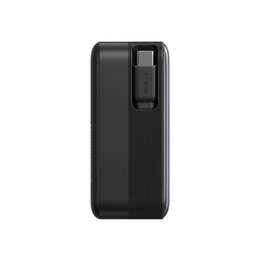 Power Bank Anker Nano 10.000 mAh, 45W, 1 USB-C, Cable retráctil USB-C, 1 USB-A Negro