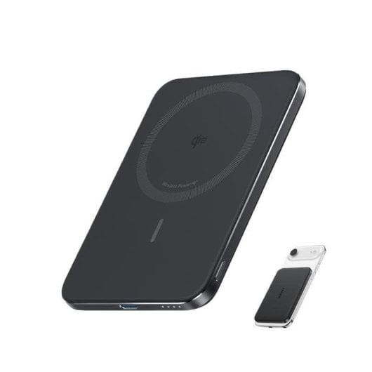 Batterie Externe Anker A1665 5000 mAh Sans Fil Noir