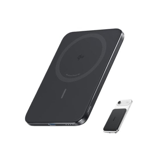 Batterie Externe Anker A1665 5000 mAh Sans Fil Noir