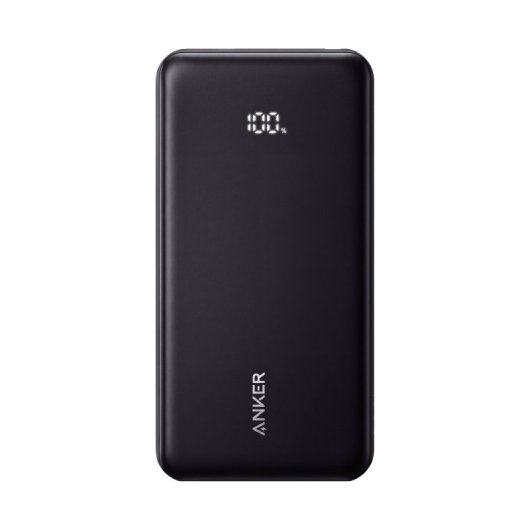 Power Bank Anker 20.000 mAh, 22.5W, 1 USB-C, 1 Cable retráctil USB-C, 1 USB-A Negro