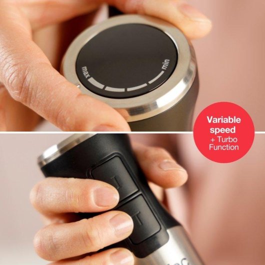 Batidora de Mano Solac Ba5619 Pro1502 1500W 21 Velocidades Turbo