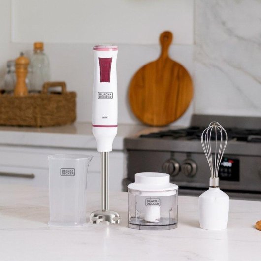 Batidora de Varilla Black & Decker BXHBA601E 600W 20 Velocidades