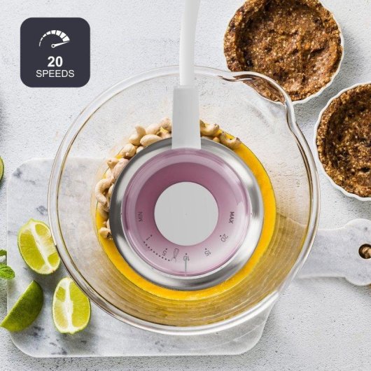 Batidora de Varilla Black & Decker BXHBA601E 600W 20 Velocidades