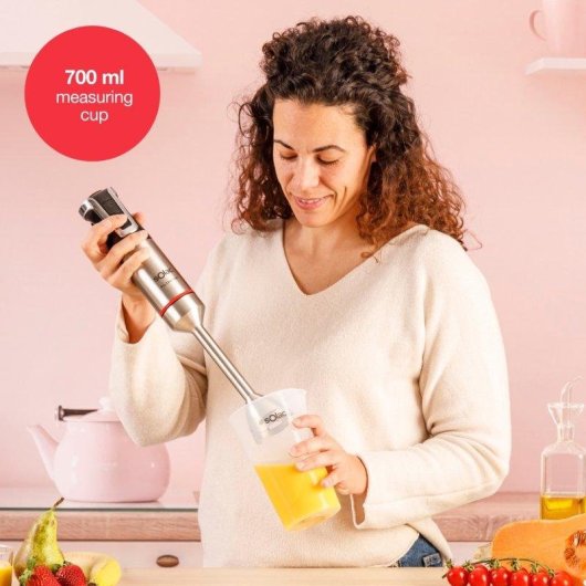 Batidora de Mano Solac Pro Chef 1501 1500W 4 Cuchillas Inox Turbo