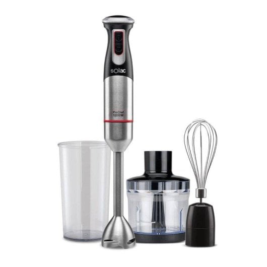 Batidora de Mano Solac Ba5609 Pro Chef 1200W con Accesorios