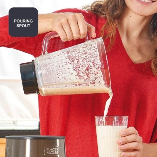 Batidora de Vaso Black & Decker 800W Jarra 1.5L 4 Cuchillas