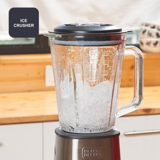 Batidora de Vaso Black & Decker 800W Jarra 1.5L 4 Cuchillas