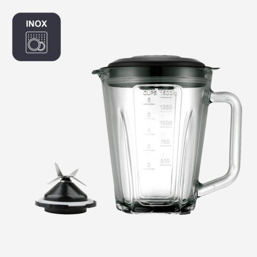 Batidora de Vaso Black & Decker 800W Jarra 1.5L 4 Cuchillas