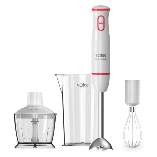 Batidora de Mano Solac Mixo 1000 Chef 1000W 2 Velocidades Turbo