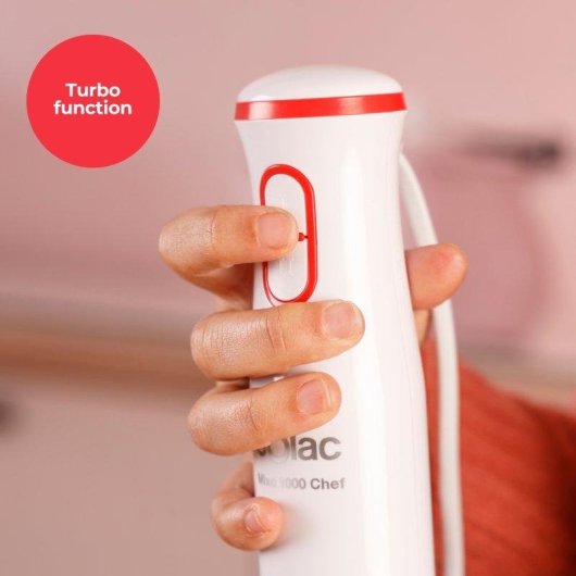 Batidora de Mano Solac Mixo 1000 Chef 1000W 2 Velocidades Turbo