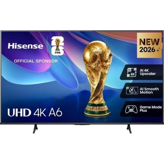 TV Hisense LED 55A6S 55" 4K UltraHD 60Hz Smart TV VIDAA HDR10 Dolby Vision IQ