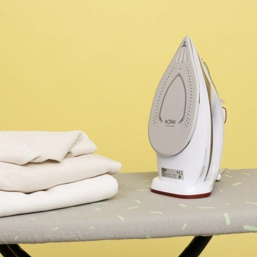 Plancha Solac Optima Power 3.4 Suela Cerámica Bi-Flow Vapor Continuo