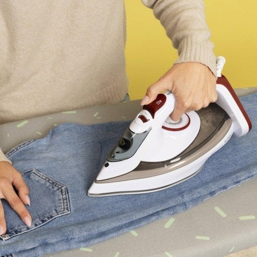 Plancha Solac Optima Power 3.4 Suela Cerámica Bi-Flow Vapor Continuo