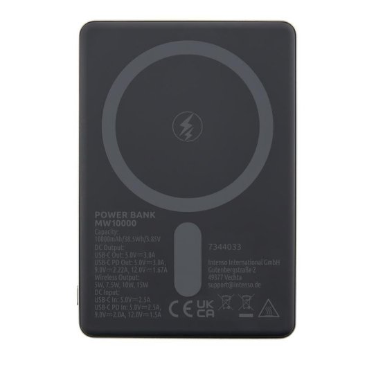 Externe Batterie Intenso MW10000 MagSafe 15W USB-C PD 20W