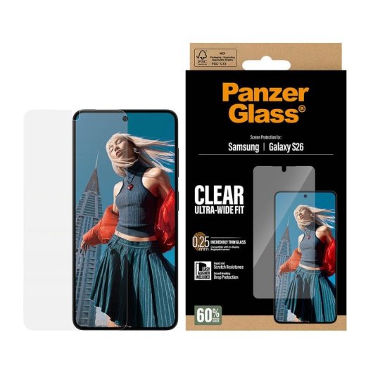 Protector de écran PanzerGlass Samsung Galaxy S26 Ultra-Wide Fit EasyAligner