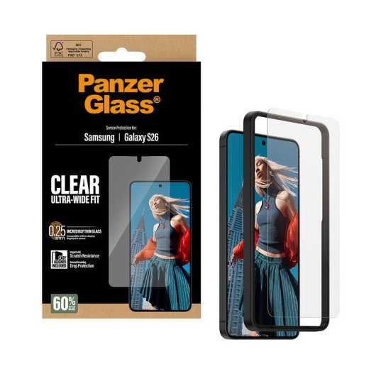 Protector de écran PanzerGlass Samsung Galaxy S26 Ultra-Wide Fit EasyAligner