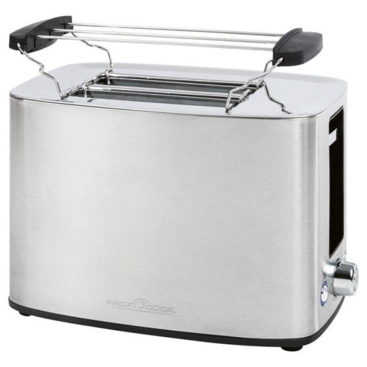Tostadora ProfiCook PC-TA 1279 2 rebanadas ranuras extra anchas 850W
