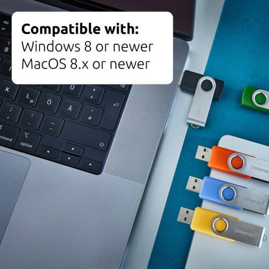 Memoria USB Intenso Office Line 64 GB USB-A 3.2 Gen 1 Multicolor 5 unidades