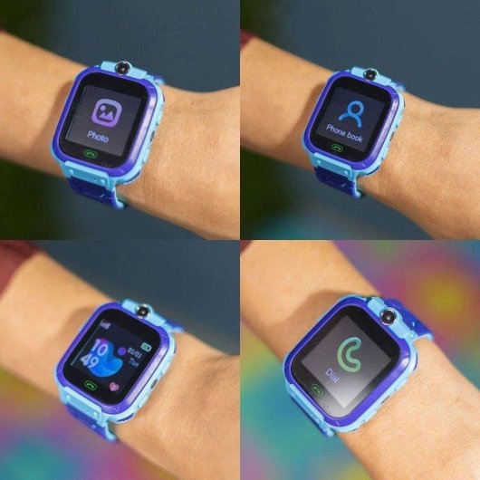 Klack Pack 2 Smartwatches GPS Botón SOS Cámara HD Azul Rosa Control Parental
