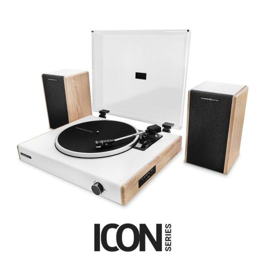 Altavoces Energy Sistem Tocadiscos Bluetooth 40W con USB y auto-stop