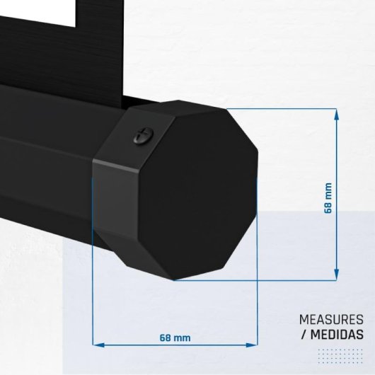 Schermo di proiezione Iggual 84" 176x134 cm con treppiede e borsa