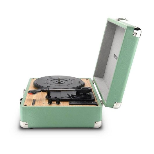 Altavoces Energy Sistem Tocadiscos Bluetooth con auto-stop 40W USB acabado piel sintética