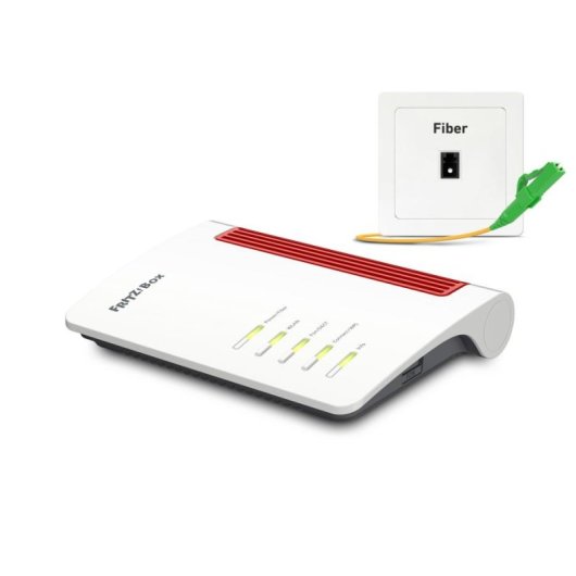 Router Fritz FRITZ!Box 5530 Fiber XGS-PON WiFi 6 2,4 Gbps Doppia Banda Bianco
