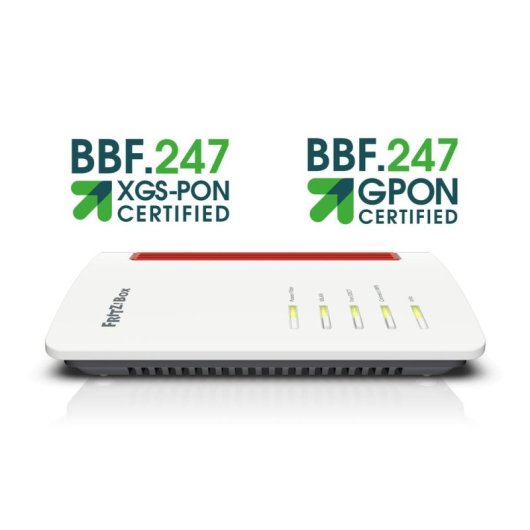 Router Fritz FRITZ!Box 5530 Fiber XGS-PON WiFi 6 2,4 Gbps Doppia Banda Bianco