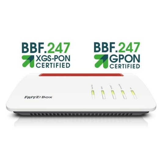 Router Fritz FRITZ!Box 5590 Fiber XGS-PON WiFi 6 2,4Gbps Doble Banda Blanco