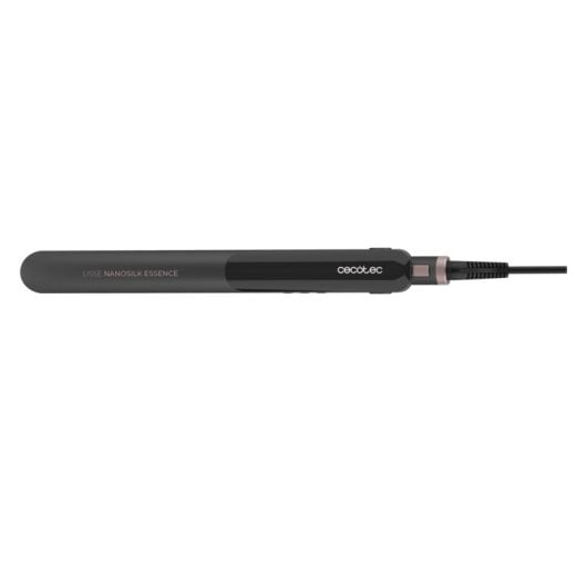 Plancha de Pelo Keratina Cecotec Lisse NanoSilk Essence Black 230ºC Autoapagado Bolsa de Viaje Negro
