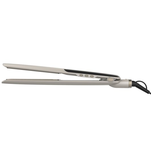 Plancha de Pelo Cerámica Cecotec Lisse NanoSilk Essence 230ºC Autoapagado Bolsa Viaje Champagne