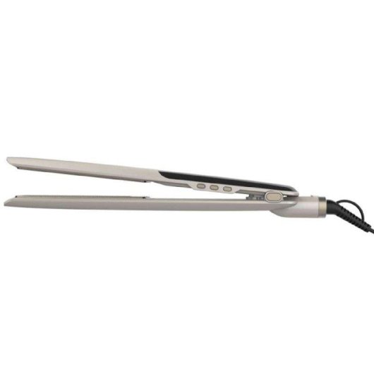 Plancha de Pelo Cerámica Cecotec Lisse NanoSilk Essence 230ºC Autoapagado Bolsa Viaje Champagne