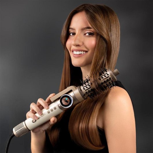 Multistyler AirGlisse 8in1 1400W Plasma Coanda 8 Accessoires Écran Digital Champagne