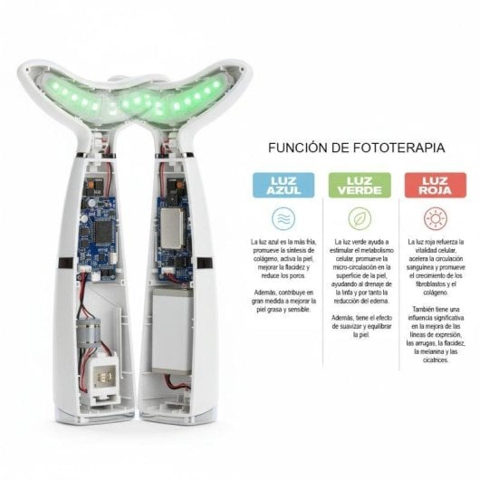 Reductor de Papada Italian Design JOWLREMODELER 3in1 con Fototerapia, Termoterapia y Vibración