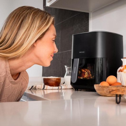 Friggitrice ad Aria Cecotec Cecofry Fantastik Window 6,5L 1700W con Finestra 12 Programmi