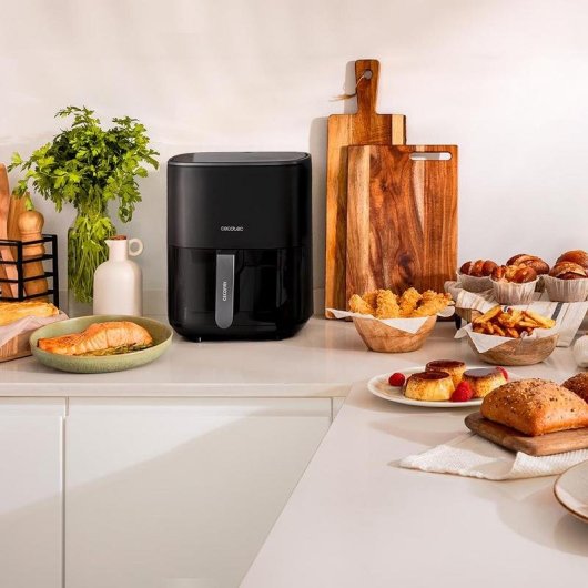 Friggitrice ad Aria Cecotec Cecofry Fantastik Window 6,5L 1700W con Finestra 12 Programmi