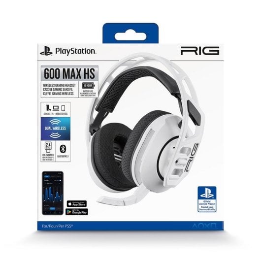 Auriculares Nacon RIG 600 PRO HS sem fios RF Bluetooth gaming multiconsolas ultraleves