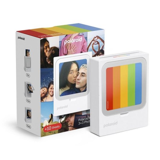 Impresora Fotográfica Bluetooth Polaroid Hi-Print 3x3 con sublimación y 10 impresiones