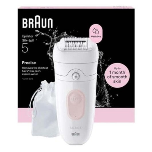 Depiladora Eléctrica Braun Silk-épil 5  Inalámbrica Uso en Seco y Mojado Batería Larga Duración