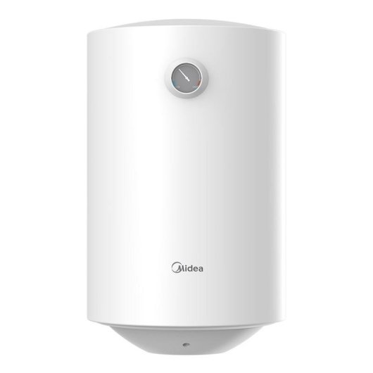Termo eléctrico Midea 80L 1500W instalación vertical u horizontal resistencia esmaltada