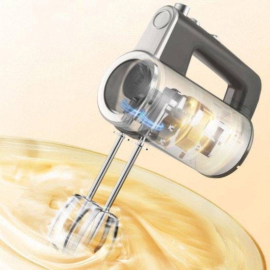 Batidora de mano Dam Electronics Doble Varilla 800W 5 velocidades