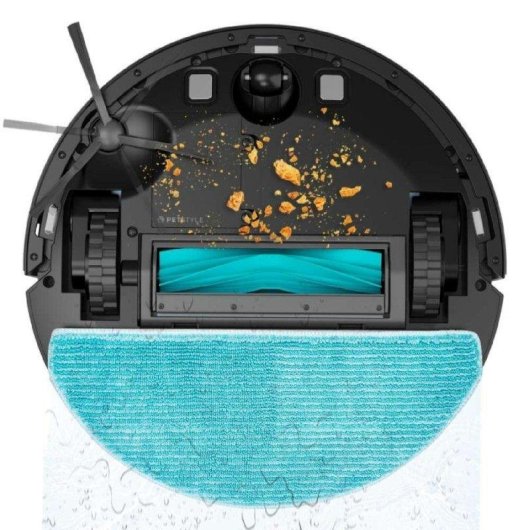 Aspirateur Robot et Laveur Cecotec Conga M80 Dark Navigation Láser 25000 Pa Autonomie 240 min