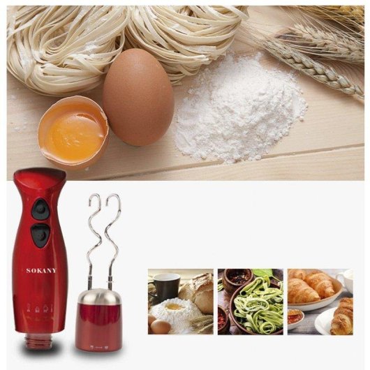 Batidora Robot De Cocina De Mano Dam Electronics 9 Em 1 700W Multi Função