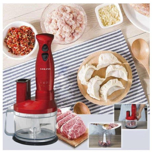 Batidora Robot De Cocina De Mano Dam Electronics 9 Em 1 700W Multi Função