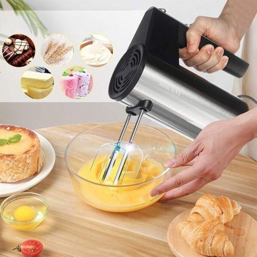 Doble batidora de mano Dam Electronics 300W 5 velocidades turbo