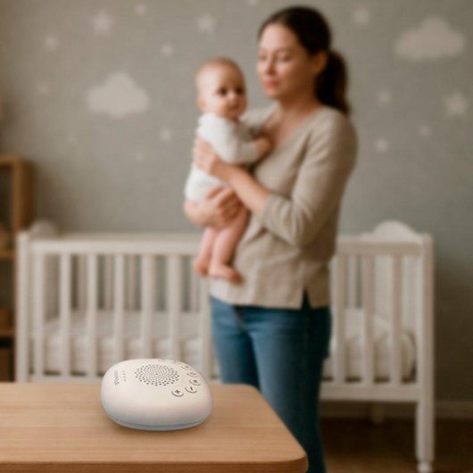 Altavoces Energy Sistem Whisper Moon con luz ambiental y sonidos relajantes 3W