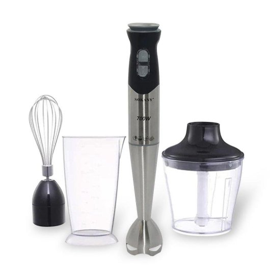 Batidora de mano Dam Electronics 4 en 1 700W doble control velocidad