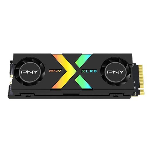 Disco Duro PNY CS3150 1TB SSD M.2 PCIe Gen5 11500MB/s RGB y Ventilación